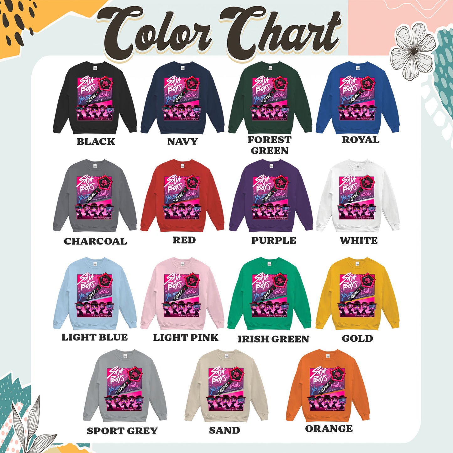 Your Idol Sweatshirt,Kpop Demon Hunters Sweatshirt, Huntrix Girl Sweatshirt, Kpop idol group Sweatshirt, Mira, Rumi, Joey Sweatshirt