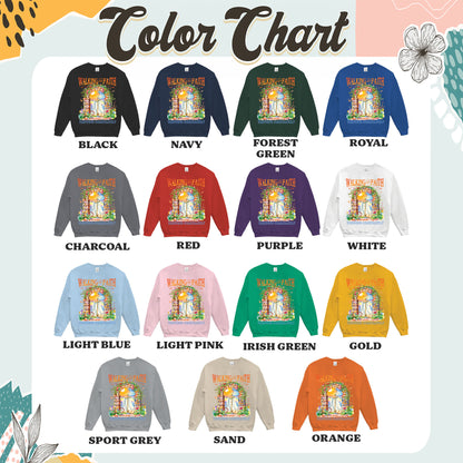 Christian Sweatshirt, Walking by Faith Tripping Constantly Sweatshirt, Inspirational Bible Verse Sweatshirt