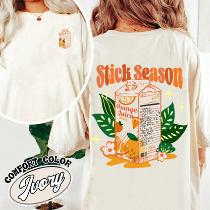 Orange Juice Comfort Color Shirt, Orange Juice Shirt, Stick Season Shirt, My Heart Has Changed And My Soul Changed Shirt, Country Music Tour Shirt