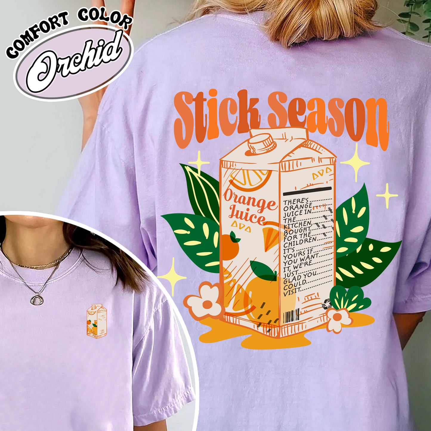 Orange Juice Comfort Color Shirt, Orange Juice Shirt, Stick Season Shirt, My Heart Has Changed And My Soul Changed Shirt, Country Music Tour Shirt