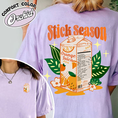 Orange Juice Comfort Color Shirt, Orange Juice Shirt, Stick Season Shirt, My Heart Has Changed And My Soul Changed Shirt, Country Music Tour Shirt