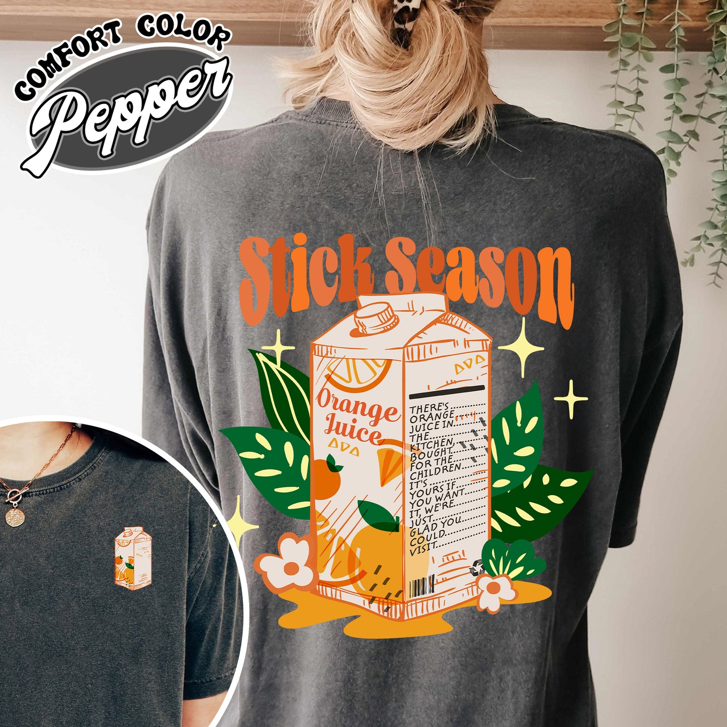 Orange Juice Comfort Color Shirt, Orange Juice Shirt, Stick Season Shirt, My Heart Has Changed And My Soul Changed Shirt, Country Music Tour Shirt