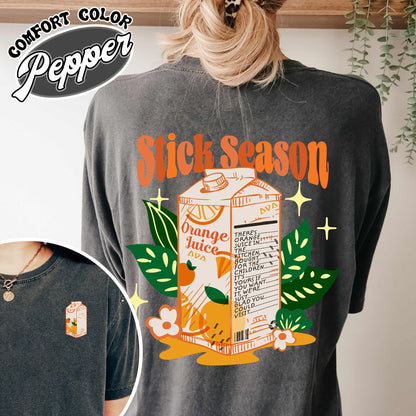 Orange Juice Comfort Color Shirt, Orange Juice Shirt, Stick Season Shirt, My Heart Has Changed And My Soul Changed Shirt, Country Music Tour Shirt