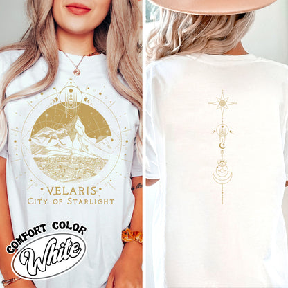 Velaris Starlight Comfort Colors Shirt, Velaris Shirt