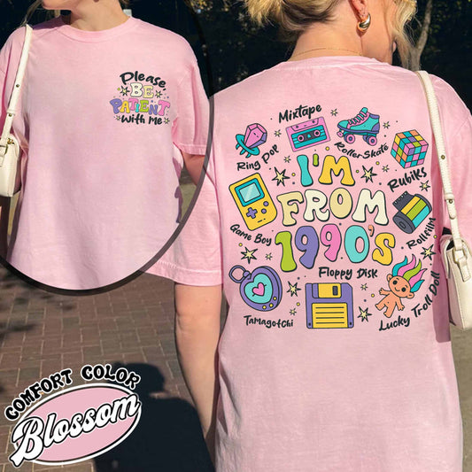 Funny Western Comfort Color Shirt, Please Be Patient With Me I’m From the 1900s Shirt, Retro 1900 Shirt