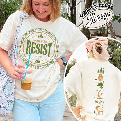 Resist Social Club Shirt, Penguins Smokey Bear Canada Shirt, Stay Salty Resistance Shirt