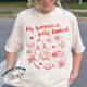 Booklover Comfort Color Shirt, My Summer Is Fully Booked Shirt, Book Girl Summer Shirt, Librarian Gift Girl