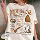 Deathly Hallows Wizard Comfort Color Shirt, Wizarding World Tshirt for Fan, Halloween Fall Season Tee, Gift for Book Lover