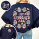 Easter Sweatshirt, My Students Are My Easter Sweatshirt, Custom Teacher Hearts Easter Sweatshirt