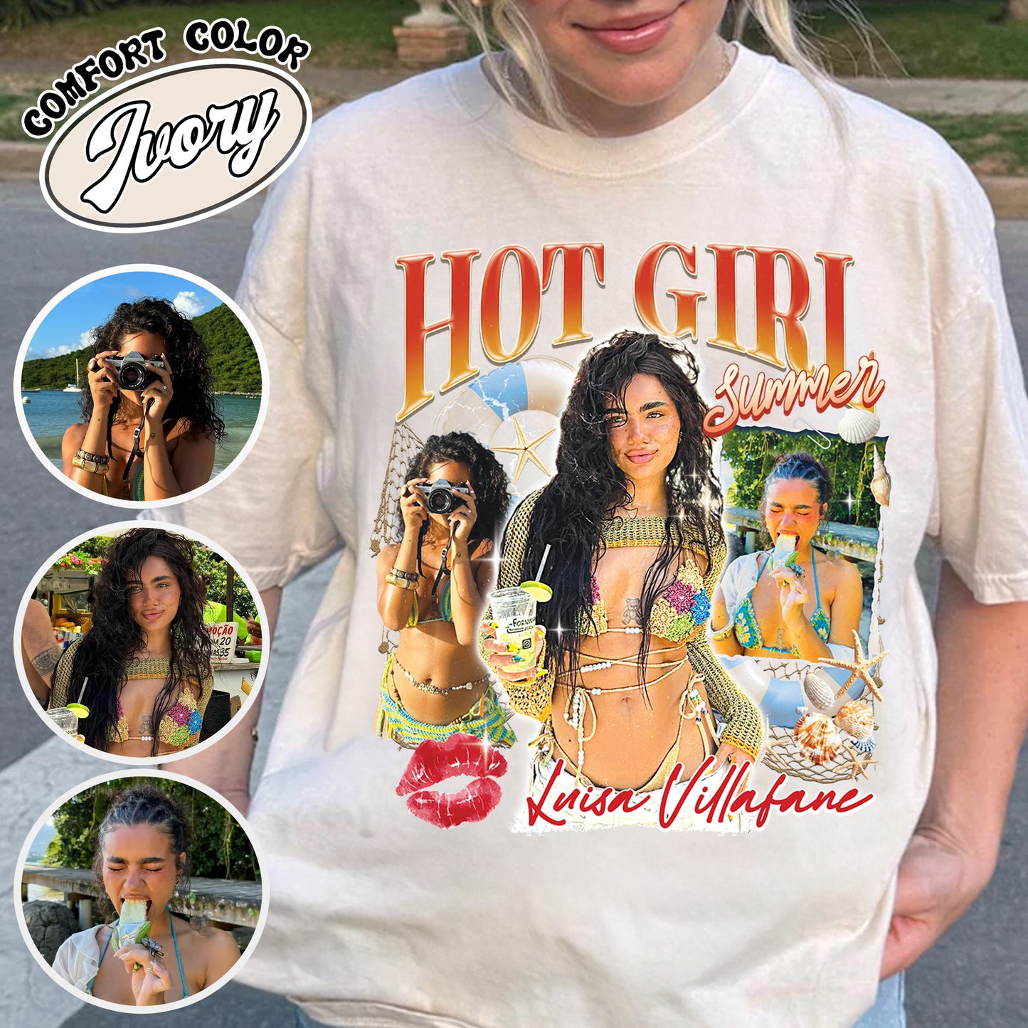 Girls Trip Comfort Color Shirt, Custom Bootleg Hot Girl Summer Shirt, Trendy Summer Vibes Tee
