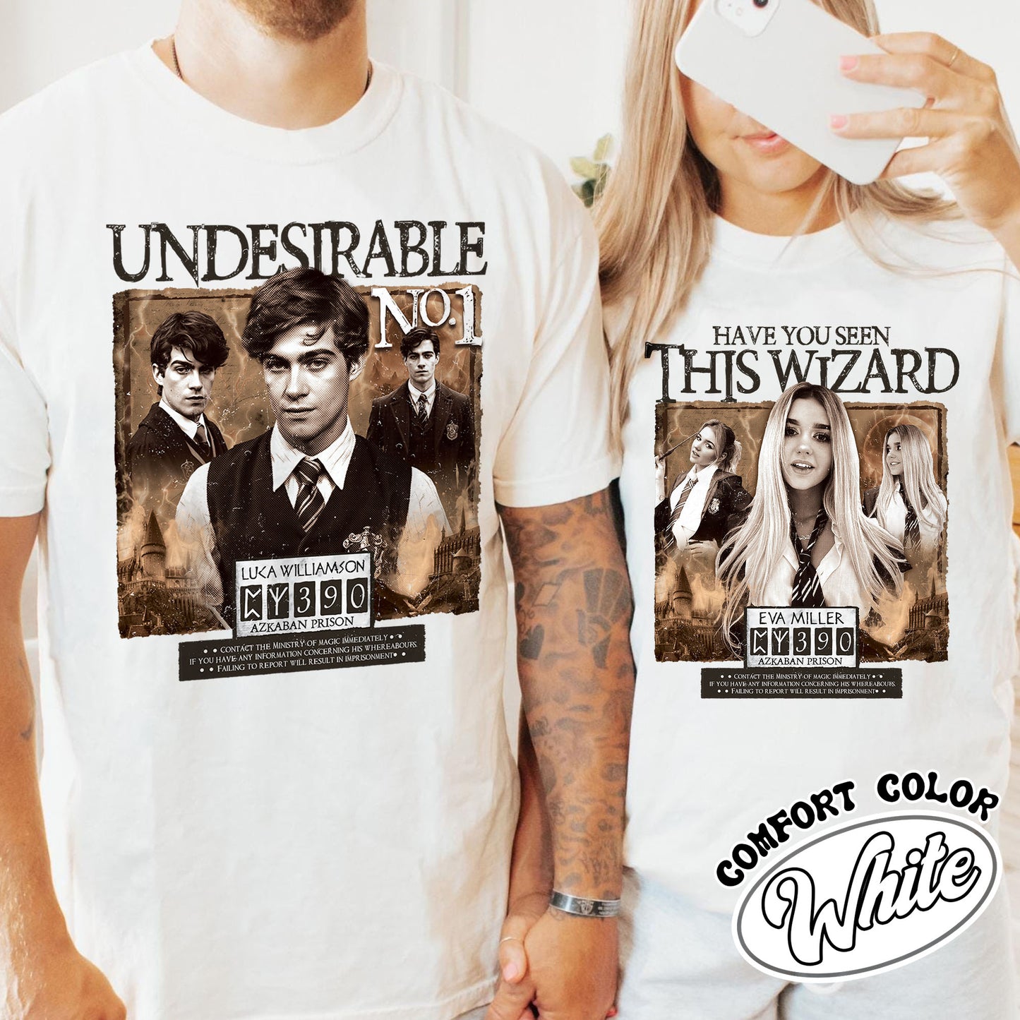 Harry Potter Inspired Comfort Color Shirt, Personalize Photo Wizard shirt, Have You Seen This Wizard Shirt