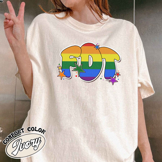LGBT Comfort Color Shirt, FDT Shirt, Equality Hurts No One Shirt, Funny Trump Shirt, Anti Trump Shirt