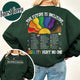 LGBT Sweatshirt, the Future Is Inclusive Sweatshirt, Equality Hurt No One Sweatshirt