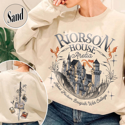Rebecca Yoros Fourth Wing Sweatshirt, Xaden Riorson House Aretia Sweatshirt, Dragon Rider Sweatshirt