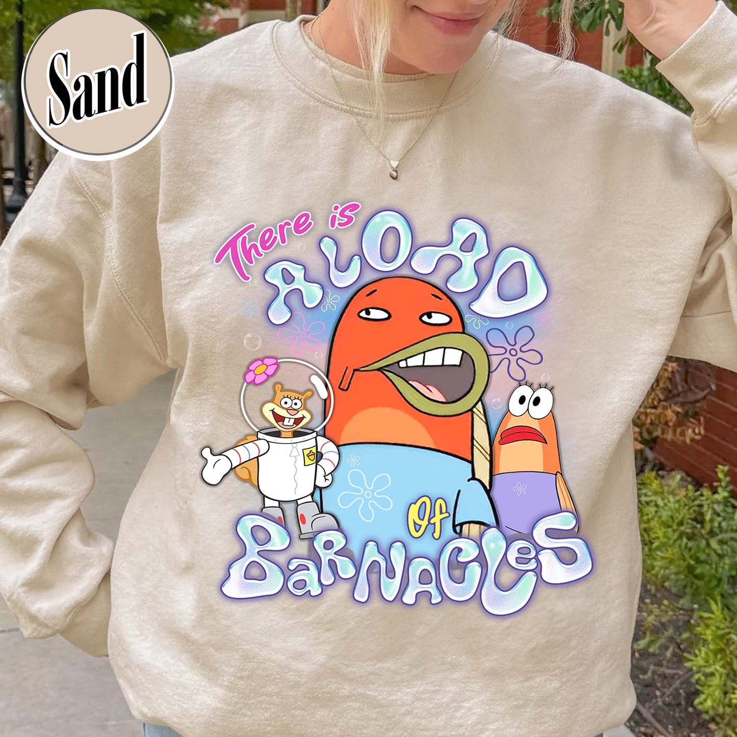 SpongeBob SquarePants Sweatshirt, This is a load of Barnacles Sweatshirt, Funny Spongebob Sweatshirt, Funny Cartoon meme Sweatshirt