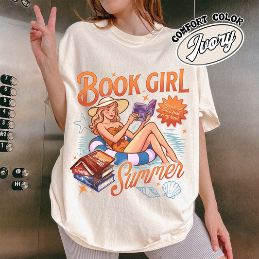 Summer Book Comfort Color Shirt, Book Girl Summer Windy City Series Shirt, Hot Girl Summer Shirt