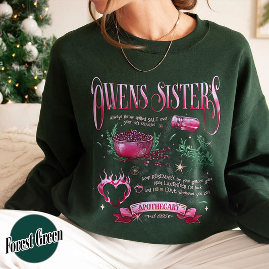 Valentine Owens Sisters Sweatshirt, Salt Rosemary Lavender Love Sweatshirt, Love Magic Spell Sweatshirt