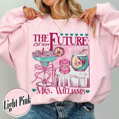 Custom Name Social Club Sweatshirt, Custom Bachelorette Party Sweatshirt, Luxury Bachelorette Merch, Social Club, Bridal Party Gifts