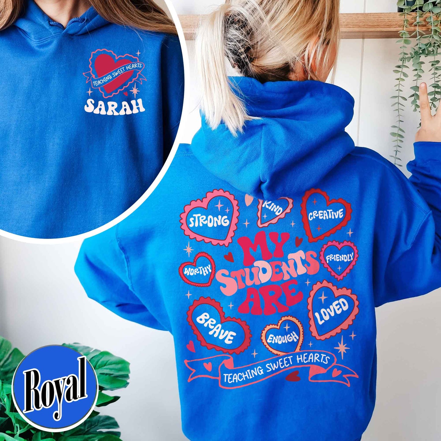 Teacher Valentines Hoodie,Loved Teacher,Teacher Gift,My Students Are My Valentines Hoodie
