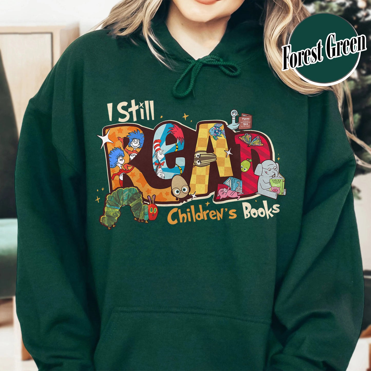 Teachers Day Hoodie, I Still Read Children’s Books Teacher Hoodie, Funny School Hoodie