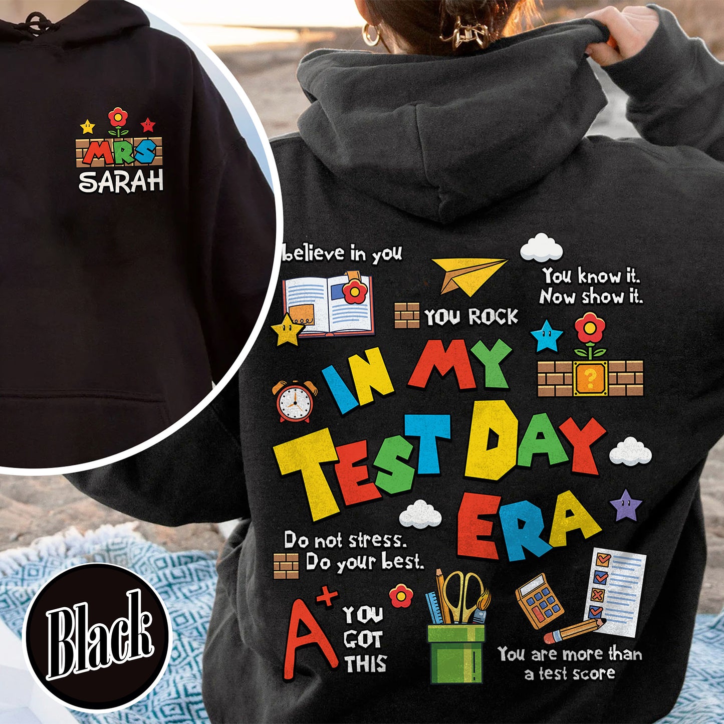 Testing Day Hoodie,In My Test Day Era, Custom Teacher Hoodie, Staar Testing Team