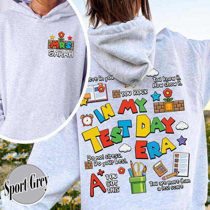 Testing Day Hoodie,In My Test Day Era, Custom Teacher Hoodie, Staar Testing Team
