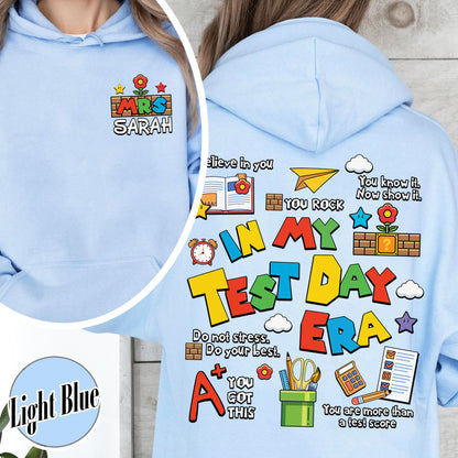 Testing Day Hoodie,In My Test Day Era, Custom Teacher Hoodie, Staar Testing Team