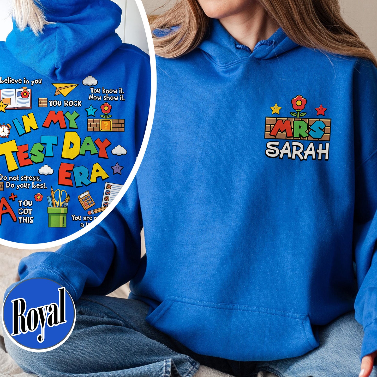 Testing Day Hoodie,In My Test Day Era, Custom Teacher Hoodie, Staar Testing Team