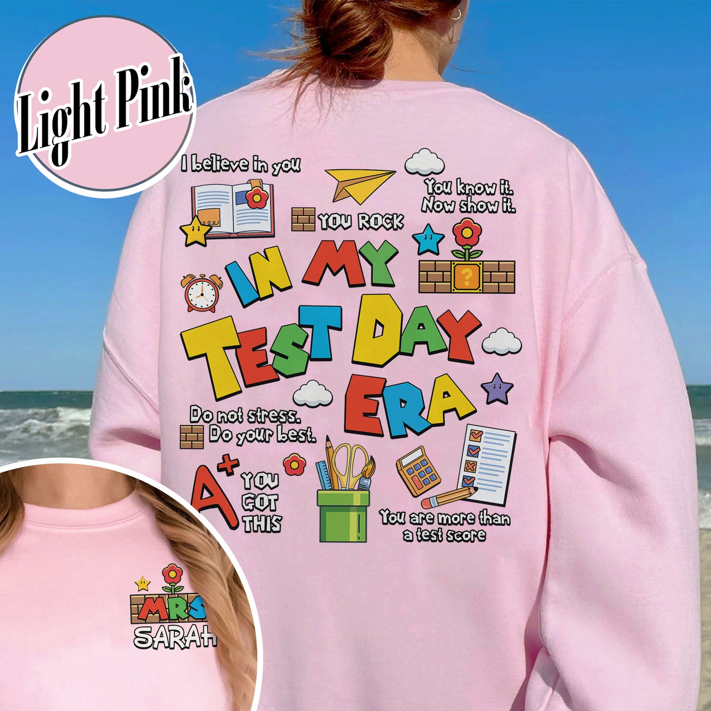 Testing Day Sweatshirt,In My Test Day Era, Custom Teacher Sweatshirt, Staar Testing Team