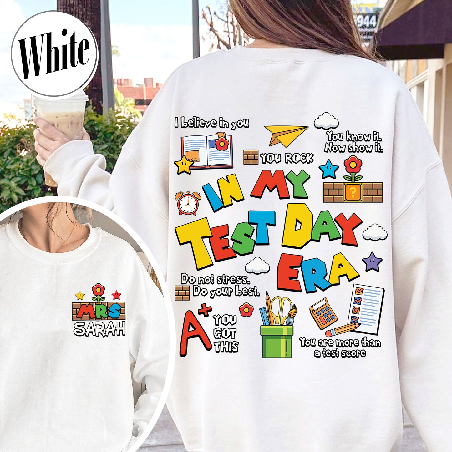 Testing Day Sweatshirt,In My Test Day Era, Custom Teacher Sweatshirt, Staar Testing Team