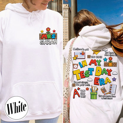 Testing Day Hoodie,In My Test Day Era, Custom Teacher Hoodie, Staar Testing Team
