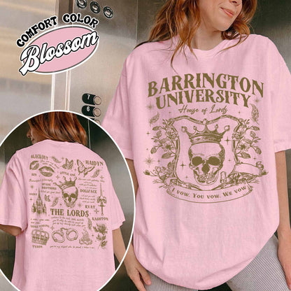 The LORDS Series Book 2-Sided Shirt, Barrington University, the Ritual Merch Comfort Colors Shirt, Shantel Tessier Dark Romance, Smut Books TShirt, Ryat Archer, Book Lover Gift