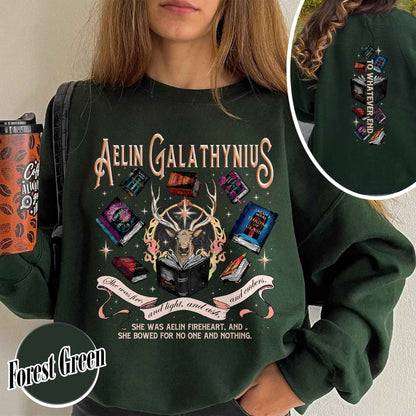 Throne Of Glass Sweatshirt, Aelin Galathynius Fireheart Sweatshirt,Kingsflame The Thirteen Sweatshirt