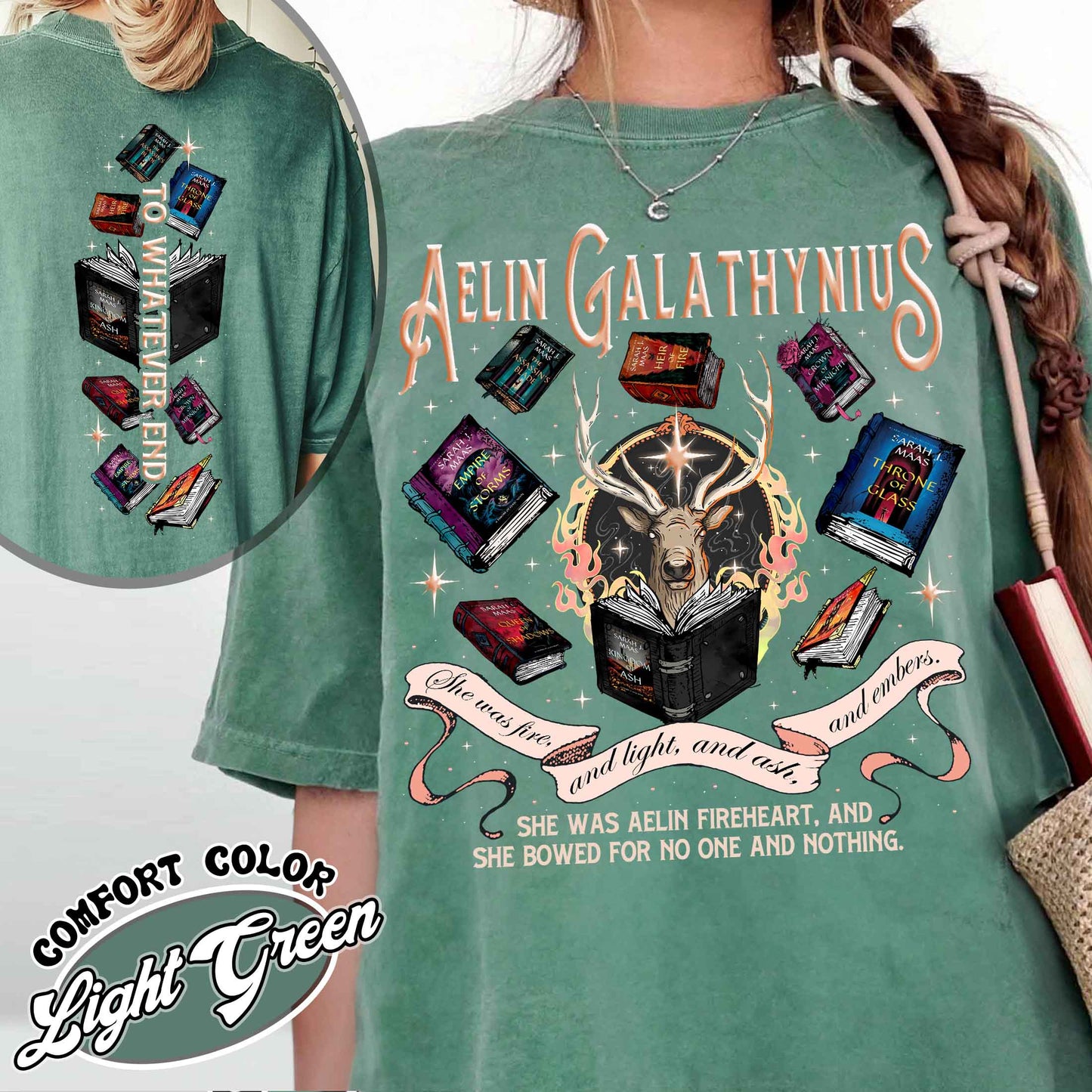Throne Of Glass Comfort Colors Shirt, Aelin Galathynius Fireheart Shirt,Kingsflame The Thirteen Shirt