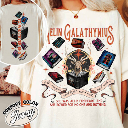 Throne Of Glass Comfort Colors Shirt, Aelin Galathynius Fireheart Shirt,Kingsflame The Thirteen Shirt