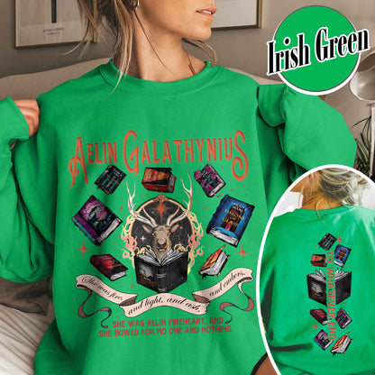 Throne Of Glass Sweatshirt, Aelin Galathynius Fireheart Sweatshirt,Kingsflame The Thirteen Sweatshirt