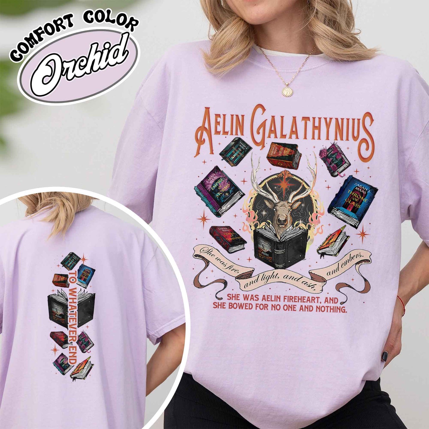 Throne Of Glass Comfort Colors Shirt, Aelin Galathynius Fireheart Shirt,Kingsflame The Thirteen Shirt