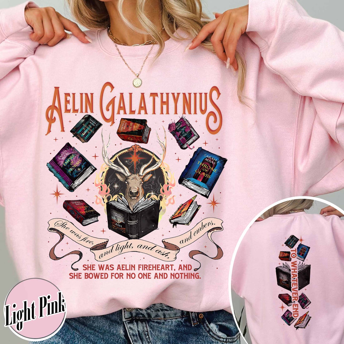 Throne Of Glass Sweatshirt, Aelin Galathynius Fireheart Sweatshirt,Kingsflame The Thirteen Sweatshirt