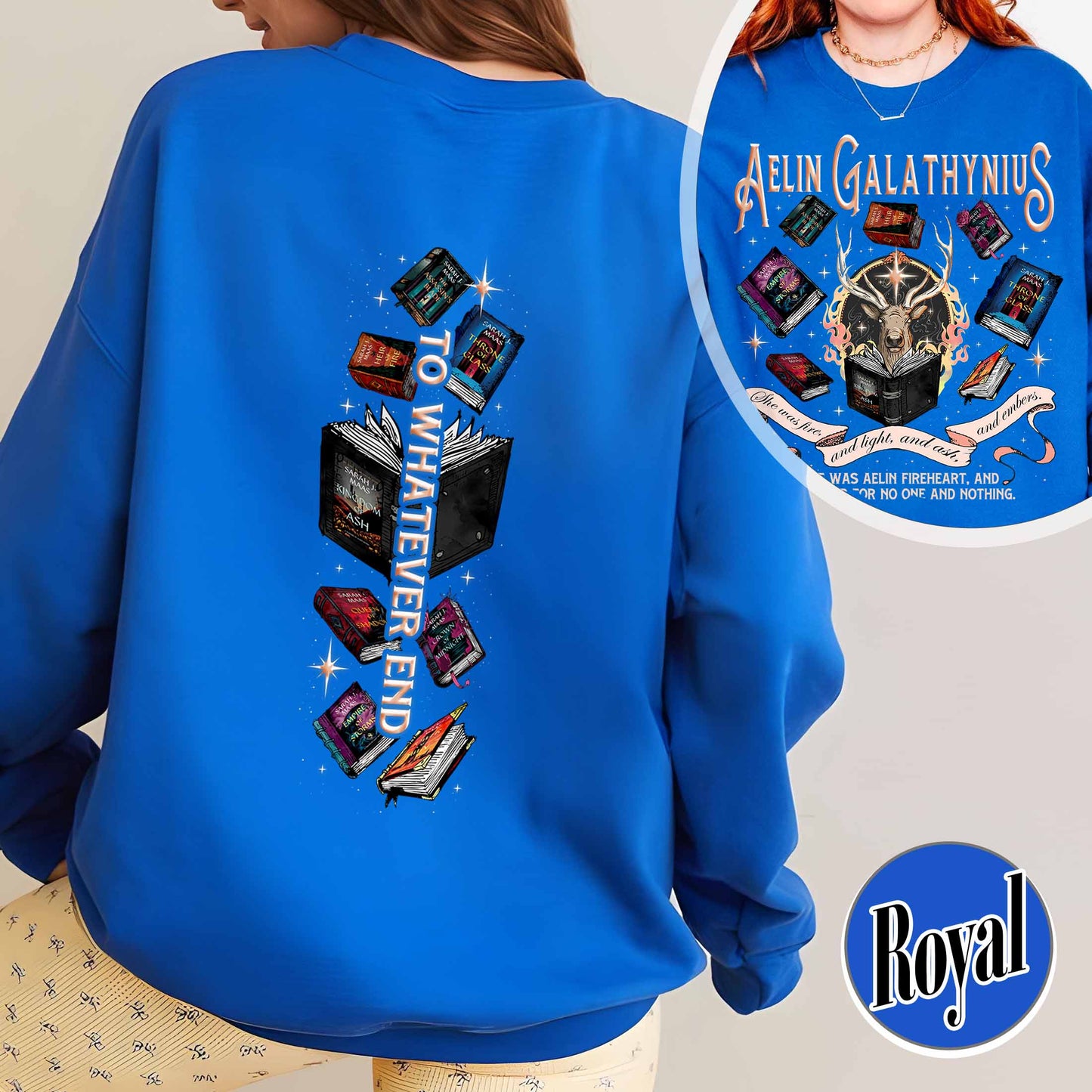 Throne Of Glass Sweatshirt, Aelin Galathynius Fireheart Sweatshirt,Kingsflame The Thirteen Sweatshirt