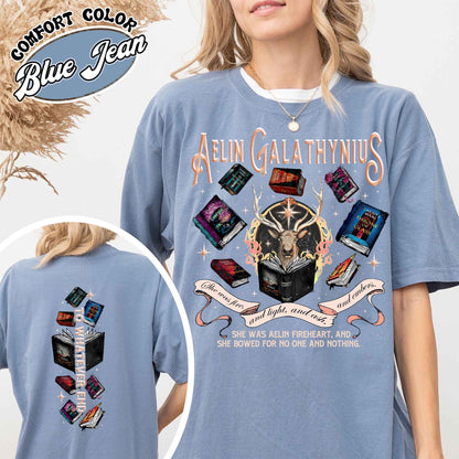 Throne Of Glass Comfort Colors Shirt, Aelin Galathynius Fireheart Shirt,Kingsflame The Thirteen Shirt