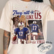 Custom Football Comfort Color Shirt, They Not Like Us Football Shirt, Go Bills Tshirt
