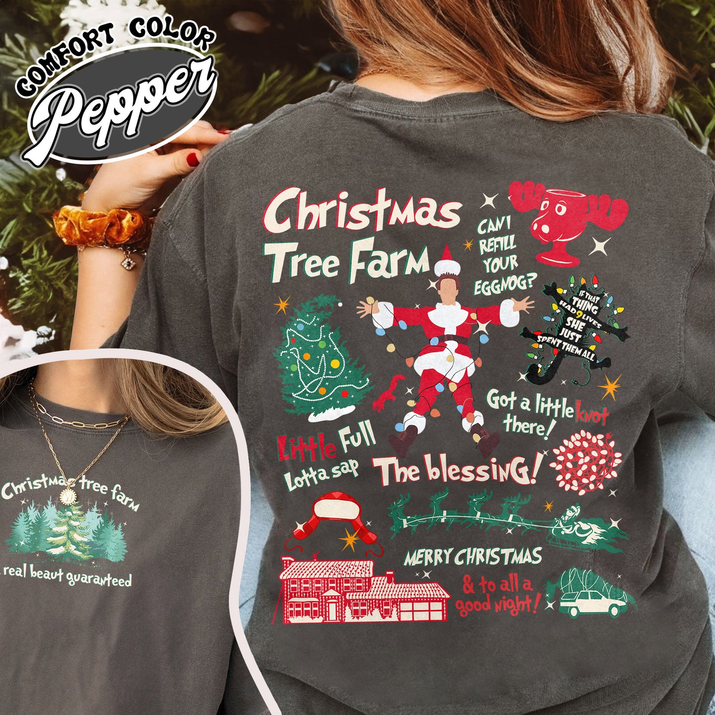 Christmas Tree Farm Shirt, Farm Fresh Christmas Trees Shirt, Christmas Tree Farm a Real Beaut Guaranteed Shirt, Tree Farm Since 1989