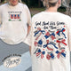 4th of July Comfort Color Shirt, God Shed His Grace on Thee Shirt, Christian Patriotic Sublimation Shirt