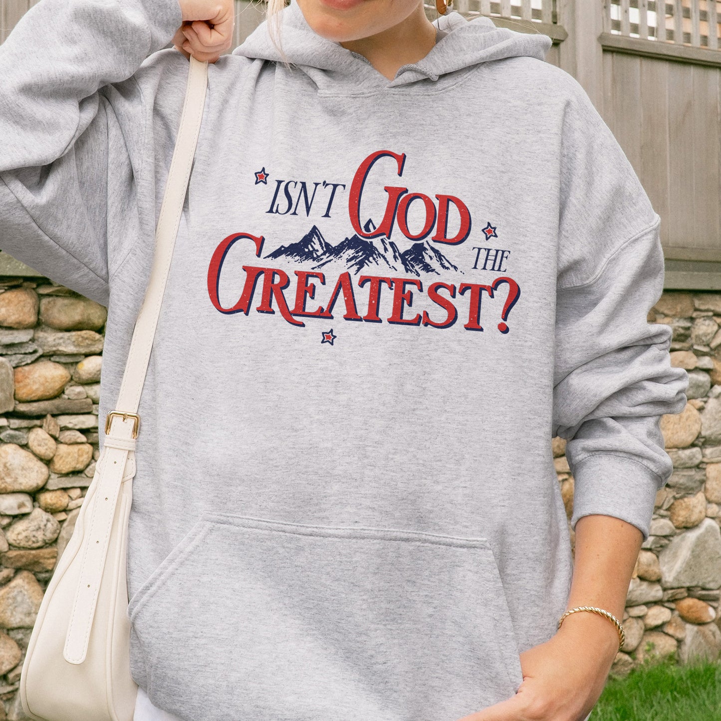 Isn’t God the Greatest Hoodie: Christian God Hoodie, Jesus Bible Verse Graphic