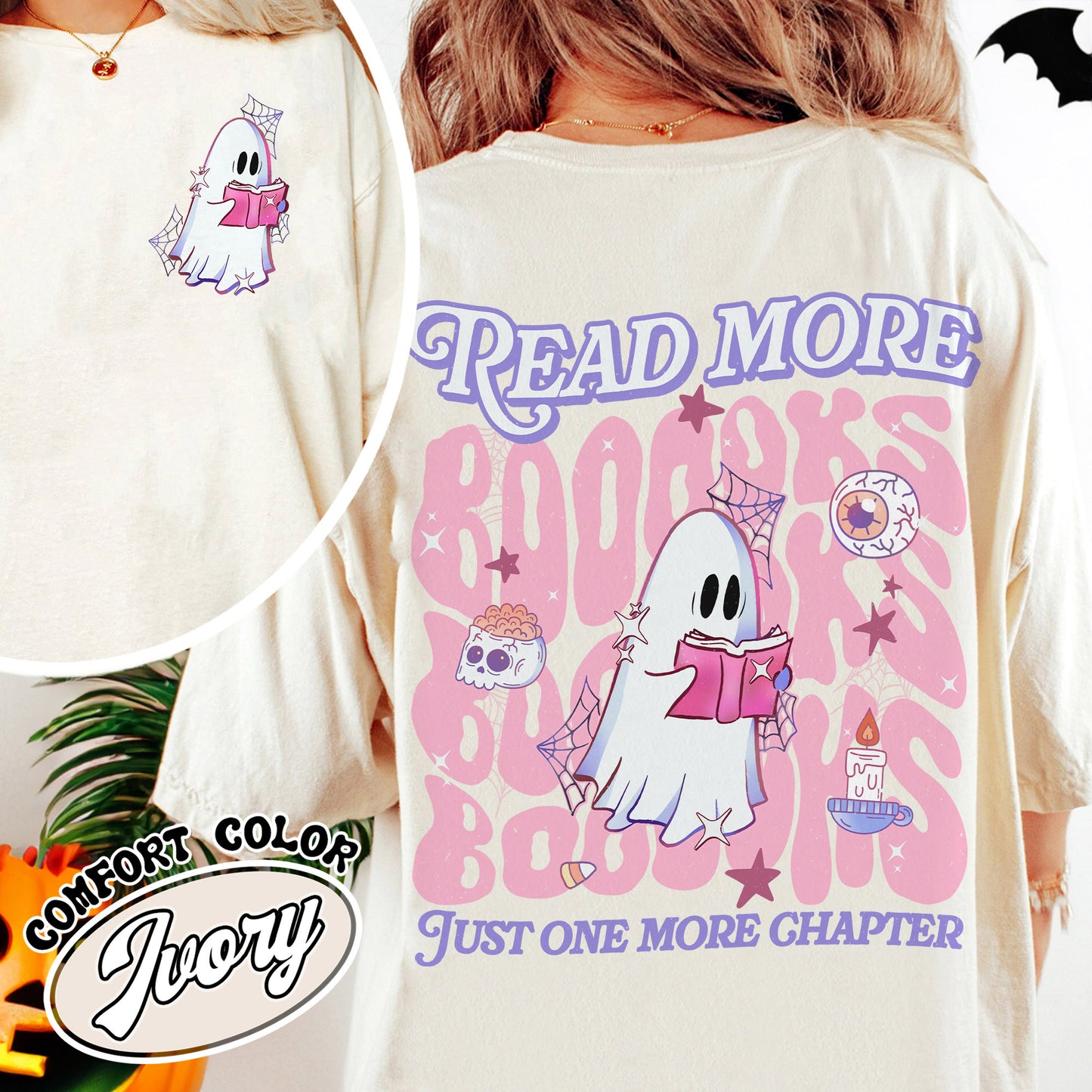 Read More Booooks Halloween, Read More Booooks T-Shirt, Read More Booooks Shirt, Read More Booooks, Halloween Party Shirt, Spooky Season Shirt