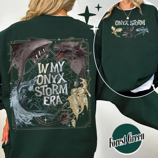 Bookish Sweatshirt, in My Onyx Storm Era Sweatshirt, Basgiath War College Sweatshirt, Fourth Wing Sweatshirt