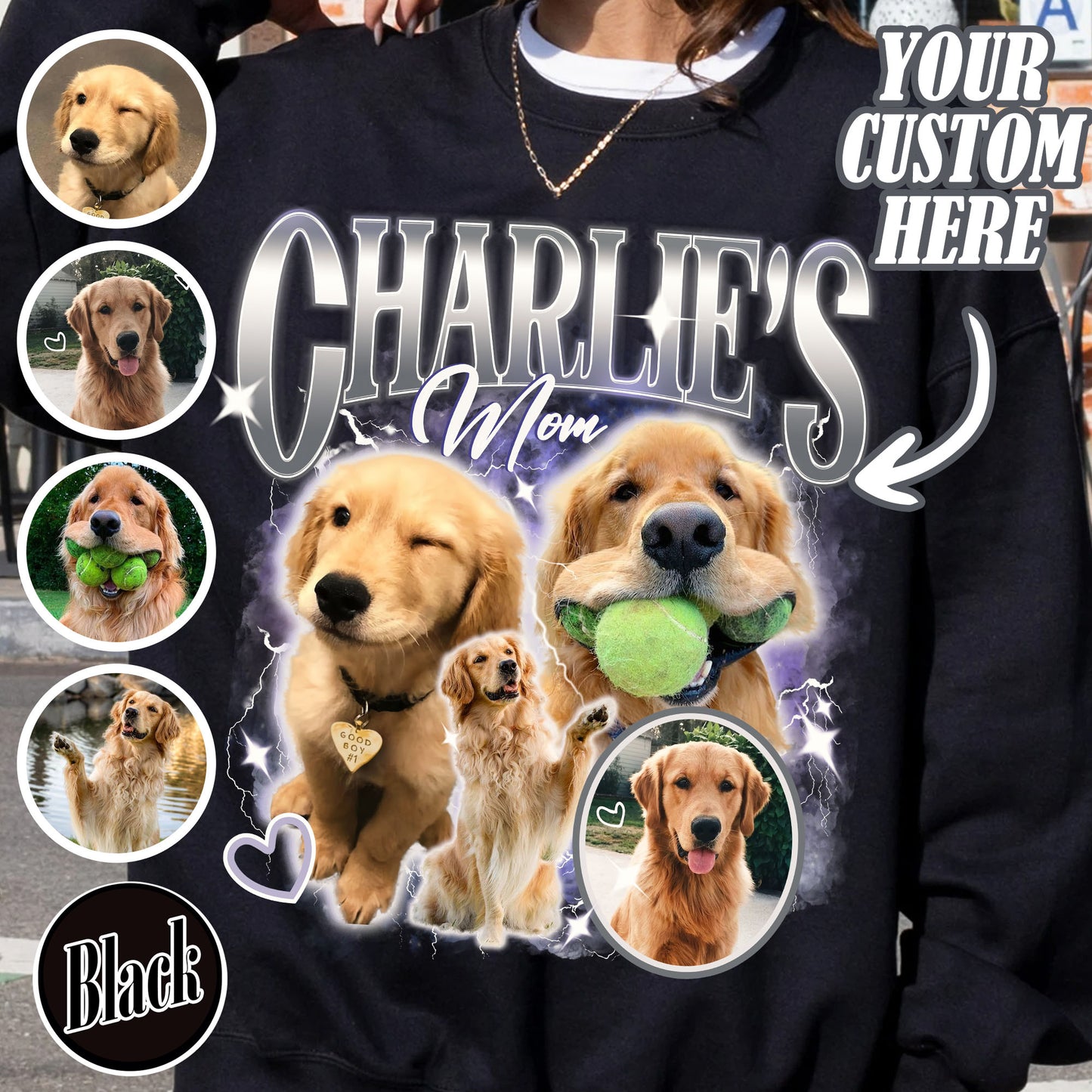 Pet Lover Sweatshirt, Pet Custom Vintage Washed Sweatshirt, Custom Dog Cat Mom Sweatshirt