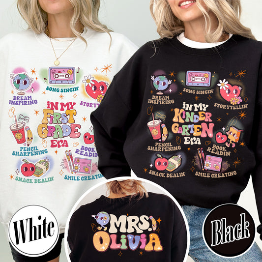 Back to School Sweatshirt, First Grade Sweatshirt, Team Teacher Sweatshirt, Kindergarten Teacher Sweatshirt