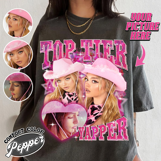 Top Tier Yapper Custom Shirt, Personalized Yapper Shirt, Certified Yapper Shirt, Custom Bootleg Shirt, Custom Vintage Shirt Retro Shirt