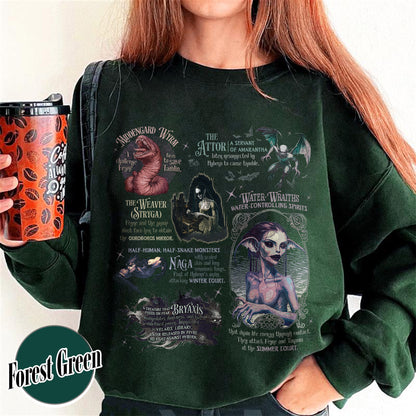 Acotar Sweatshirt, Velaris City of Starlight Sweatshirt, Feyre and Rhysand Sweatshirt, Monster in Acotar Sweatshirt